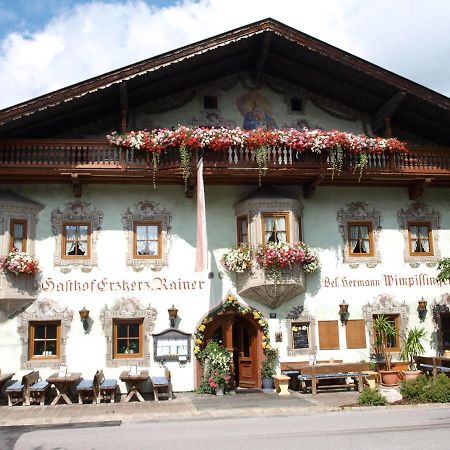 Gasthof Erzherzog Rainer - Zimmer Und Ferienwohnung Kössen Extérieur photo